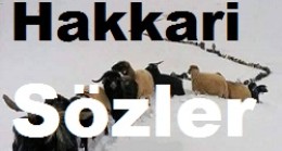 Hakkari Sözleri – Hakkari Güzel Sözler