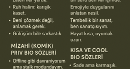 Priv Bio Sözleri: En Havalı, Anlamlı ve Kısa Biyografi Önerileri (2025)
