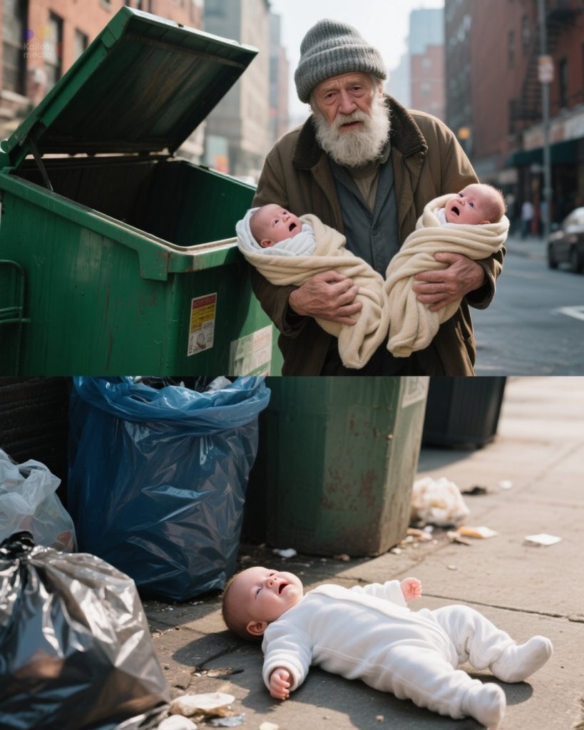 Çöpten iki bebek kurtardı… ve yirmi yıl sonra hayatını sonsuza dek değiştirecek bir şey oldu.