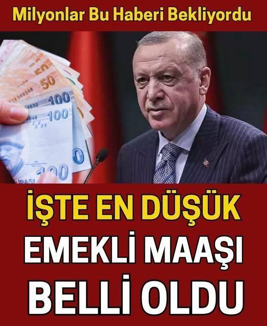 Emeklilere hayırlı olsun diyerek duyuruldu