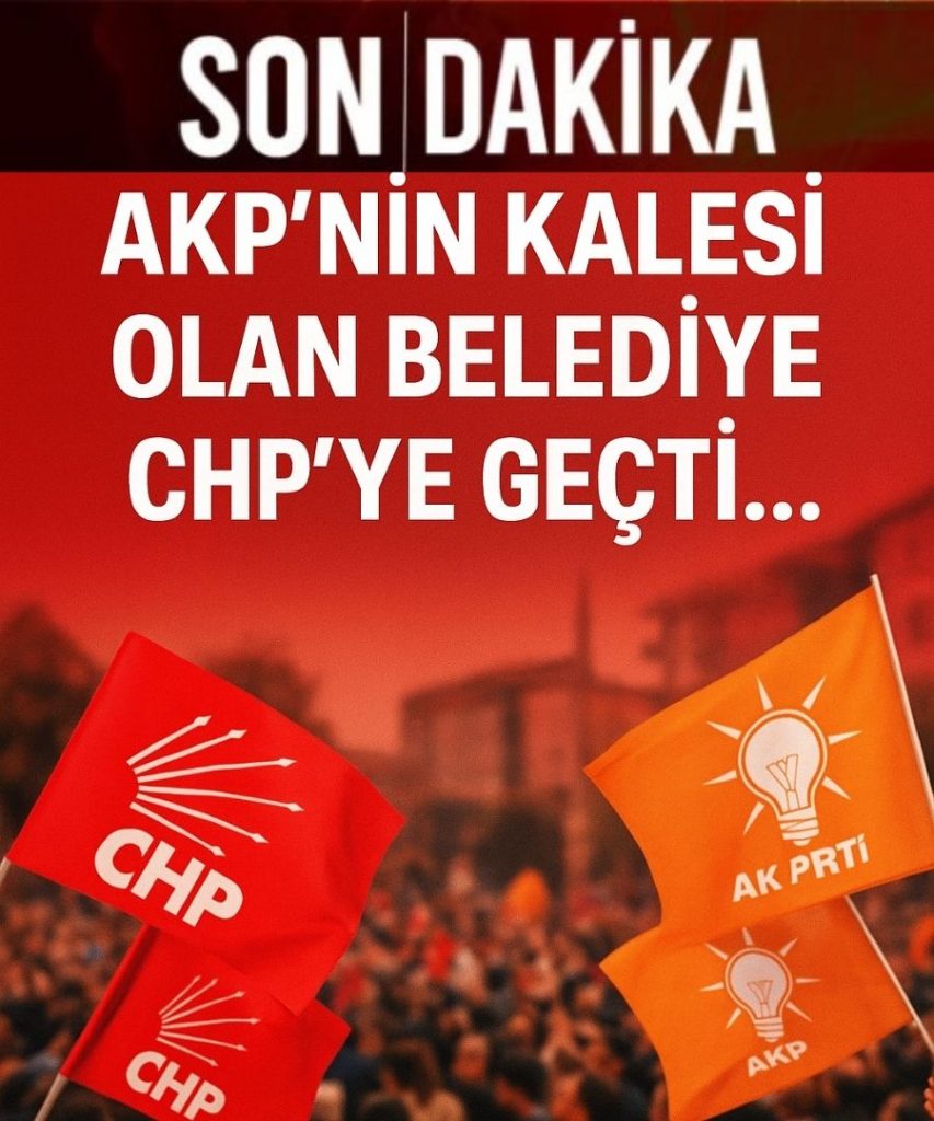 Bir belediye CHP’ye geçti