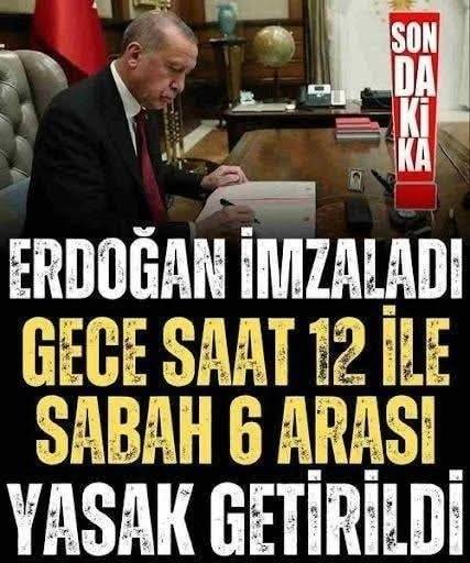Cumhurbaşkanı imzayı Attı