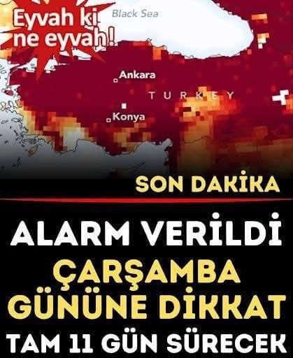 Meteorolojiden Kritik Uyarı! Alarm Verildi