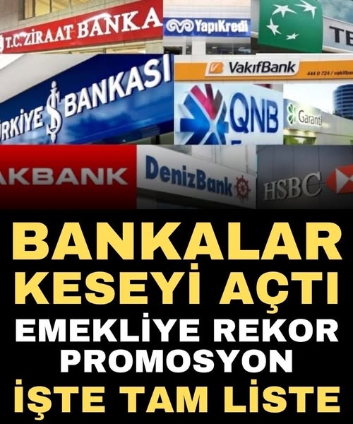 Bankalar, yılın son çeyreğinde emekliler için büyük bir promosyon yarışına girdi.
