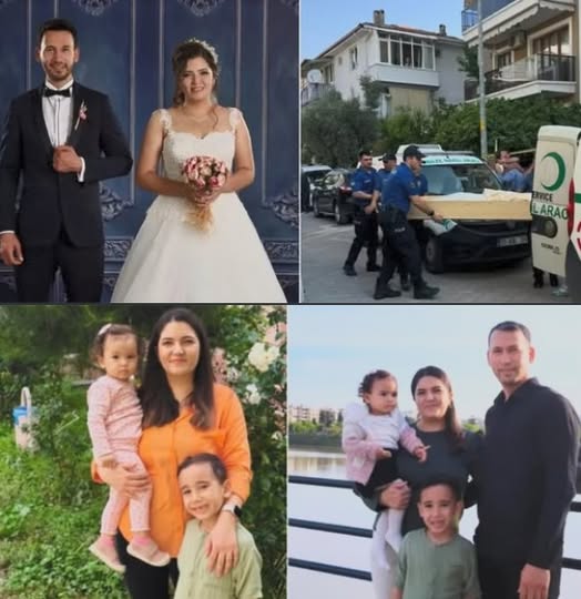 Karısı ve yaşları küçük 2 çocuğu uyuyordu