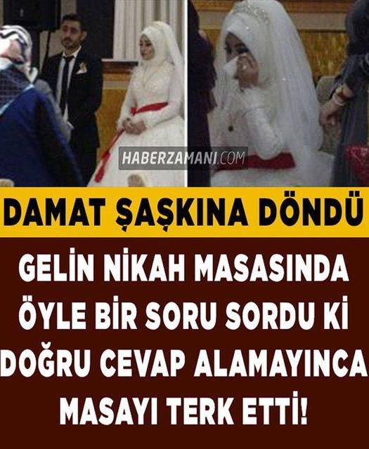 Öyle bir soru sordu ki