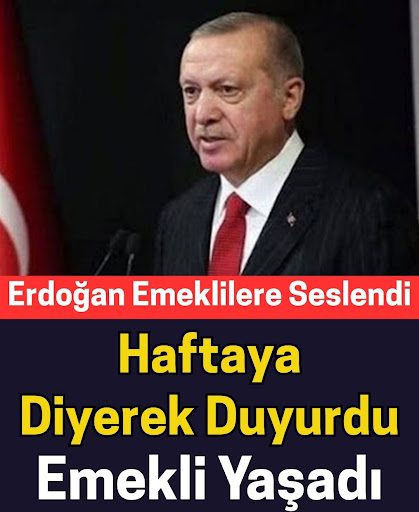 Emekliye müjdeyi erdoğan verdi