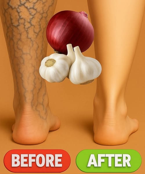 Ezilmiş sarımsağı zeytinyağıyla karıştırın! Bacağa sürünce mor damarları yok ediyor