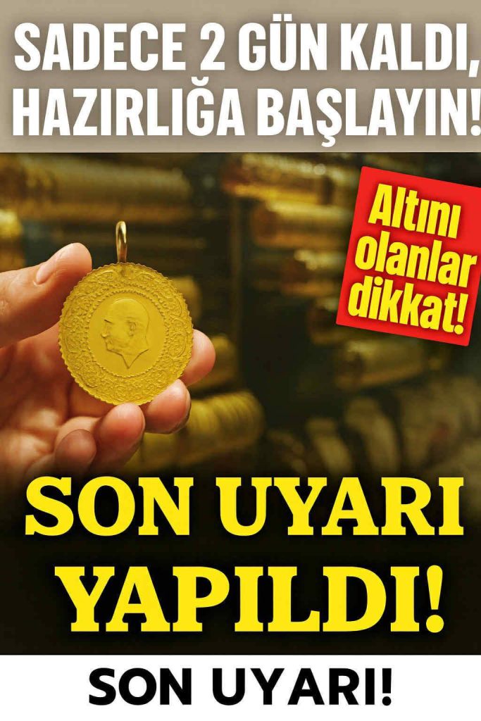 Altında Son Uyarı Yapıldı