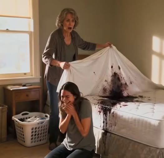 Genç gelin her gün çarşaf değiştirdi kayınvalidesi battaniyeyi kaldırıp