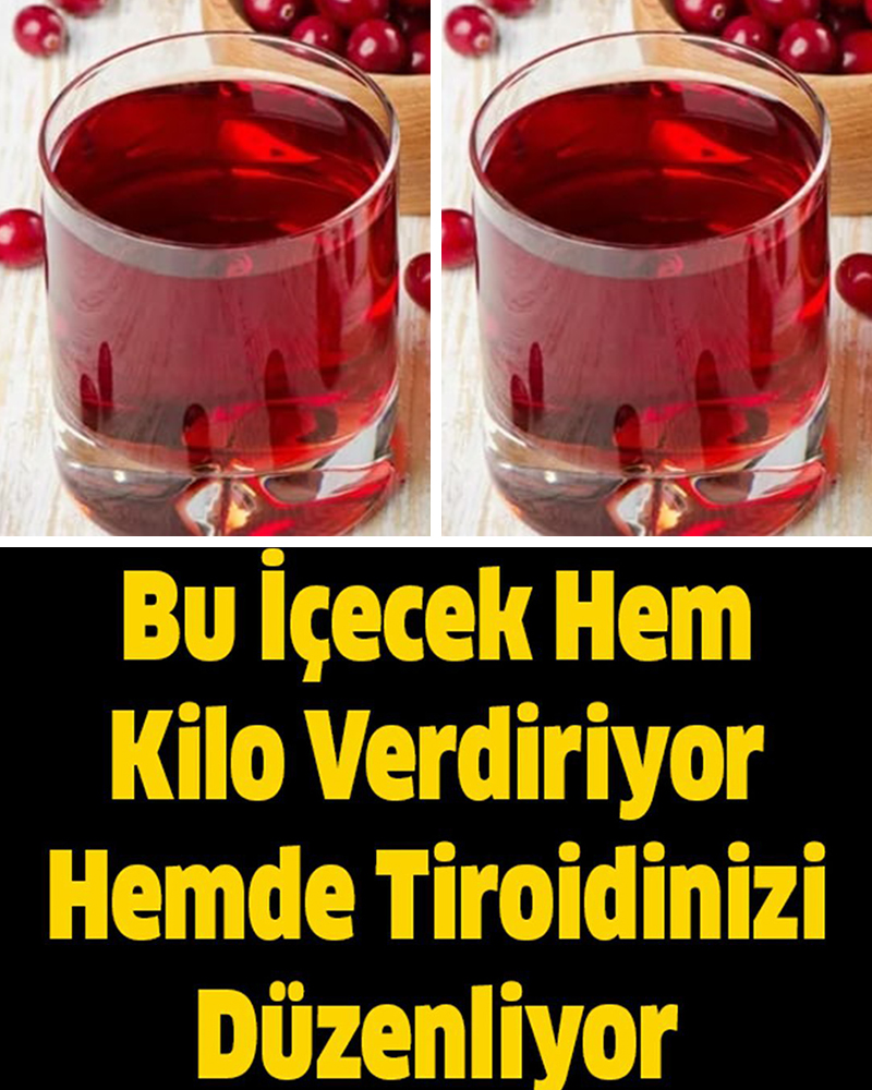 Bu İçecek Hem Kilo Verdiriyor Hemde Tiroidinizi Düzenliyor