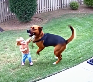 Seni dava edeceğim! Köpeğin çocuğuma saldırdı!” — diye bağırdı kadın, ama