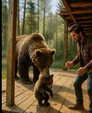 Dışarı Çıktım ve Evin Önünde Kocaman Bir Ayı Gördüm