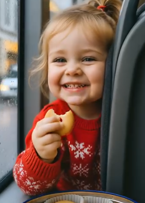 küçük bir kız çerezlerimi çalıyordu