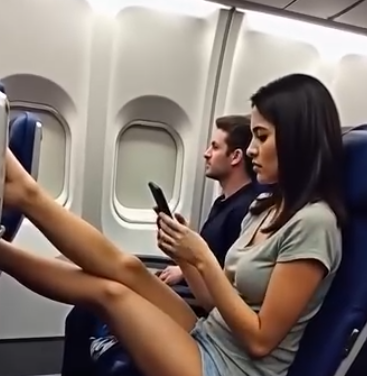 Kısa şortlu genç bir kız kocamın dikkatini çekmeye çalışıyordu