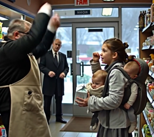 Beslemek İçin Bir Kutu Süt Çaldığı İçin Mağazadan Atıldı