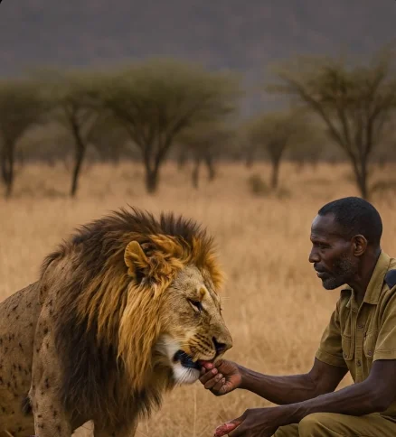 Binlerce parazit zavallı aslanı canlı canlı yiyordu ve hayvan dayanılmaz acı çekiyordu; Adamın yaptığı herkesi şoke etti