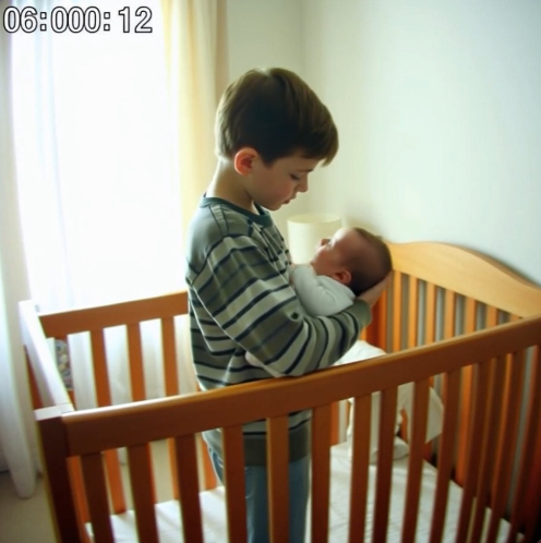 Genç ebeveynler, en büyük oğullarının her sabah küçük erkek kardeşinin odasına girdiğini fark ettiler.