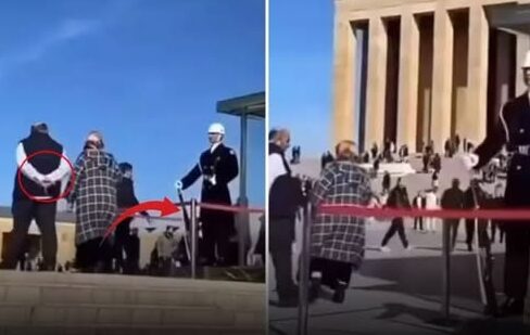 Anıtkabir’de nöbet tutan askerin görüntüsü izleyenleri ikiye böldü