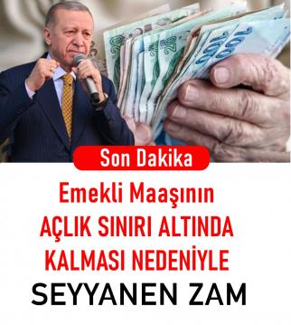 Emekli aylıklarının, açlık sınırı ve asgari ücretin