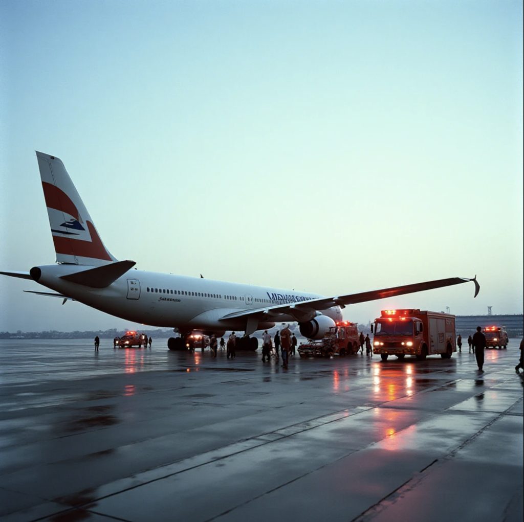 Uçak güvenli bir şekilde indi… ama henüz kimse çıkmadı. Sonra bu oldu
