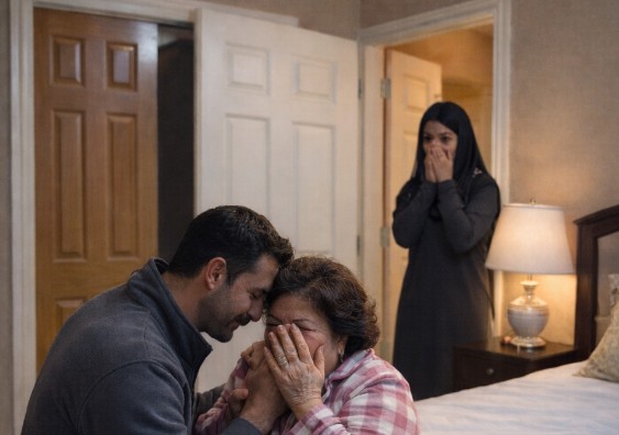 Bir yıllık evliliklerinin ardından kocası her gece annesinin odasında uyuyordu Bir gece