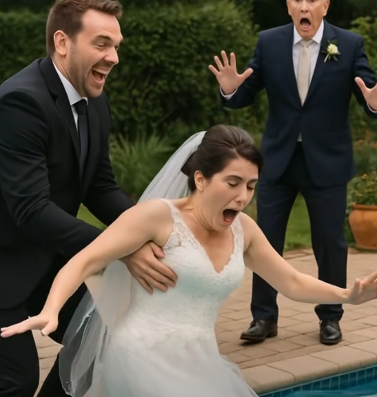 Düğünümüzde, kocam beni soğuk suya sahip bir çeşmeye itti ve yüksek sesle gülmeye başladı: Dayanamadım ve bunu yaptım…