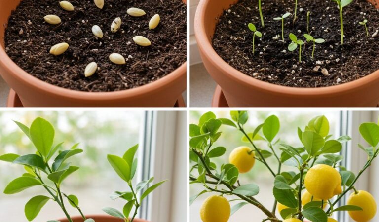Bir Saksı limon çekirdeği nasıl yetiştirilir