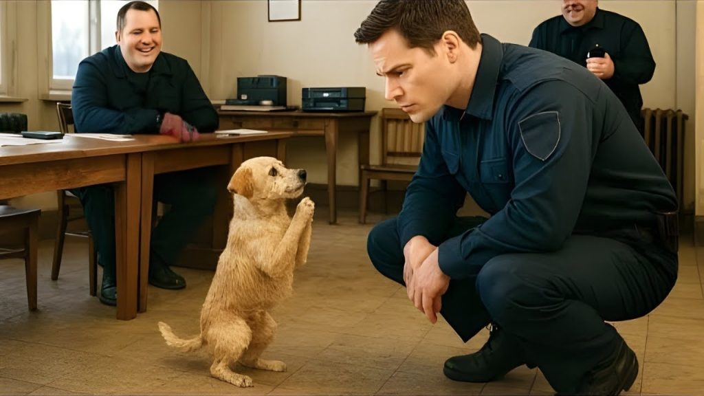 Sahipsiz Bir Yavru Köpek Yardım İçin Karakola Koştu — Polis Memurunun Bulduğu Şey Herkesi Ağlattı.