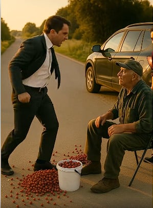 Üç beş kuruş kazanmak için çilek yetiştiririm