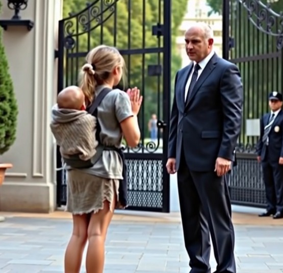 “Bir tabak yemek karşılığında malikanenizi temizleyebilir miyim? İki küçük çocuğum…