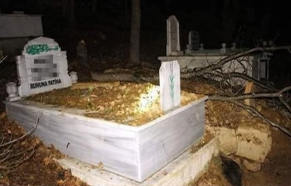 Yaklaşık on beş yıl önce hayatını kaybeden aile büyüğünün mezarının