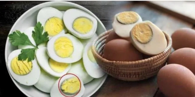 Yumurta haşlarken oluşan yeşil halkaya dikkat!