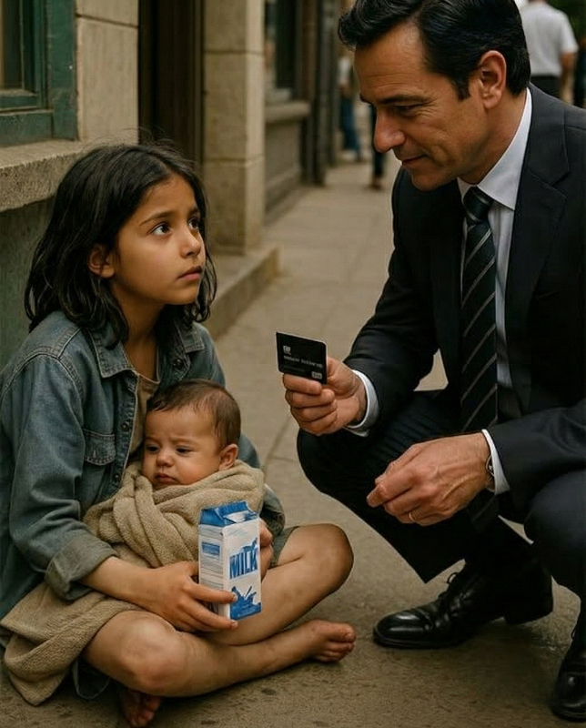 “Büyüyünce paranı geri vereceğim,” dedi evsiz küçük kız, açlıktan ağlıyordu