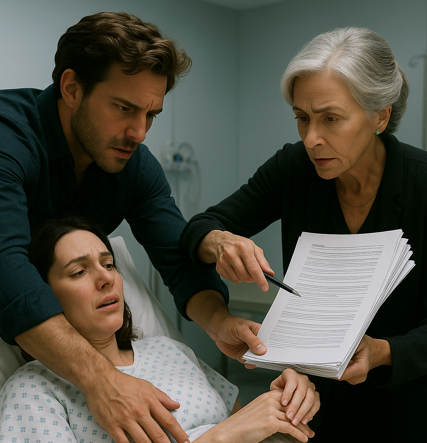 Doğumdan hemen sonra kollarımı ve bacaklarımı zar zor hissedebiliyordum ki kapı aniden açıldı. Kocam ve kaynanam, sanki oda kendilerininmiş gibi kendinden emin, sakin, hatta gülümseyerek içeri girdi.