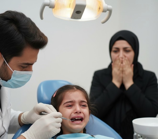 On iki yaşındaki kızım her gün çenesindeki şiddetli ağrıdan şikayet ediyordu