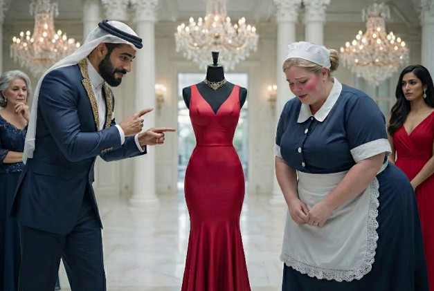 Şeyh, Hizmetçisini Aşağıladı ve Aniden “Bu Elbiseyi Bu Akşamki Partide Giyersen Seninle Evlenirim” Dedi, Ama O Akşam Olanlar Herkesi Şok Etti