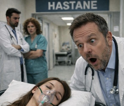 Genç Kızı Gece geç saatlerde onu acil servise getirdiler.