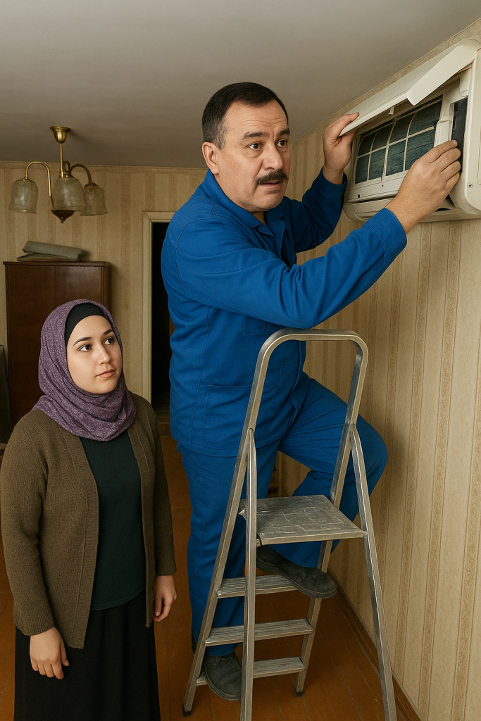 Kocam her zaman klima yakınında olmamı yasaklardı