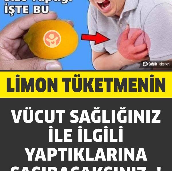 Her sabah limonlu su içtiğinizde
