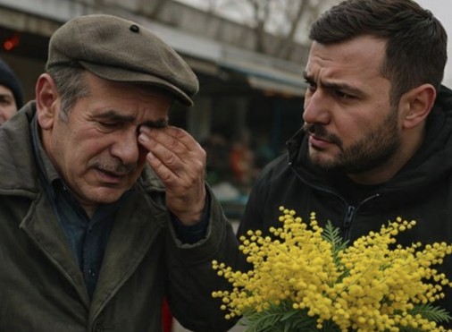 Eşime ve kızıma buketler almak için çiçekçiye girdim