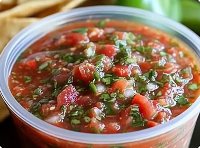 Ev Yapımı Taze Domates Salsası