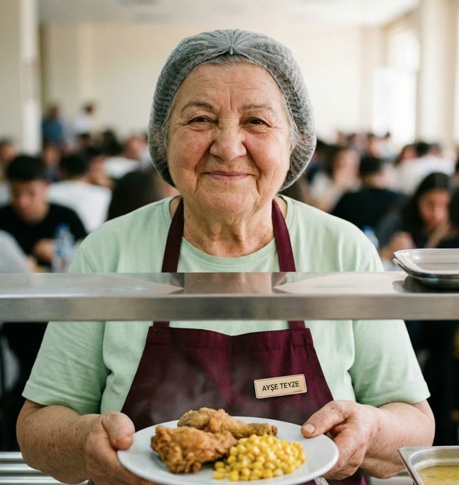 Sınıf arkadaşlarım yıllarca “yemekhane görevlisi” büyükannemle alay ettiler. Mezuniyetten sadece birkaç gün önce vefat etti.