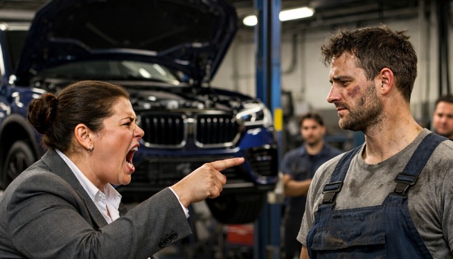 “KES SESİNİ, OKUMA YAZMA BİLMEZ!” DİYE BAĞIRDI CEO. AMA TAMİRCİ, BİRÇOK DİL KONUŞTUĞUNU GÖSTERDİ