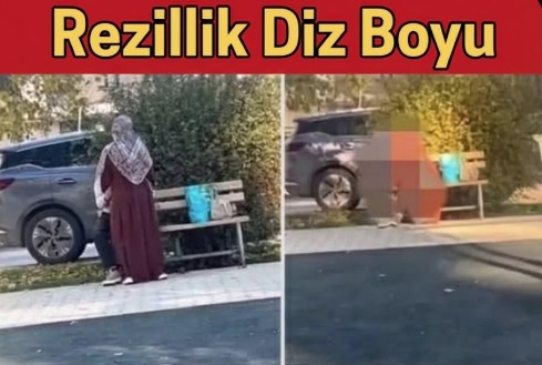 Parkta Skandal Görüntü