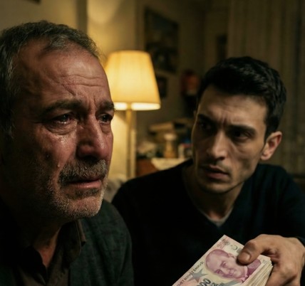 Oğlum avucuma bir miktar sıkıştırdı ve benim evden gitmemi istedi