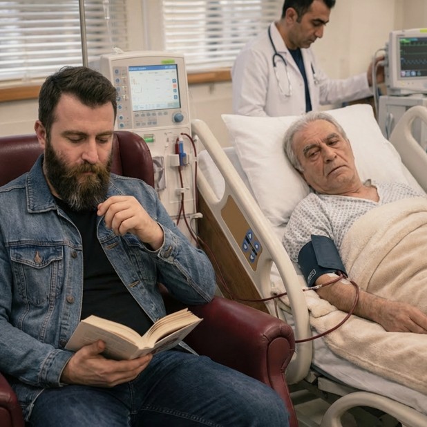 Ailem yok. Arabam yok. Ama bu motosikletli adam beni dört yıldır haftada üç kez diyalize götürüyor.