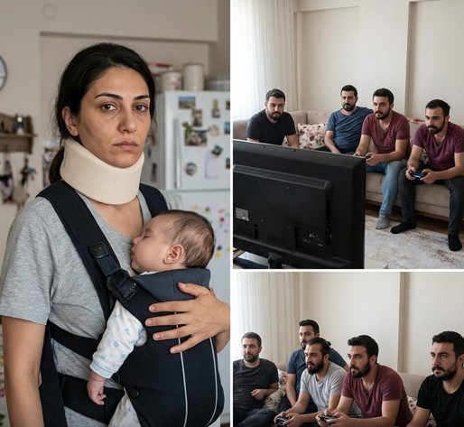 Şu anda altı aylık kızımızla doğum iznindeyim. İki hafta önce boynumu ciddi şekilde incittim ve doktorun verdiği boyunlukla yaşamak zorunda kaldım.