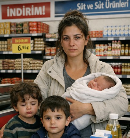 Üç çocuklu, geçim sıkıntısı çeken bir anneye bebek maması aldım. Ertesi gün kapıma bir asker geldi.